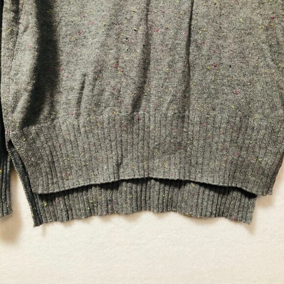 Old Navy Gray Long Sleeve V Neck Sweater Size Small - Picture 6 of 10